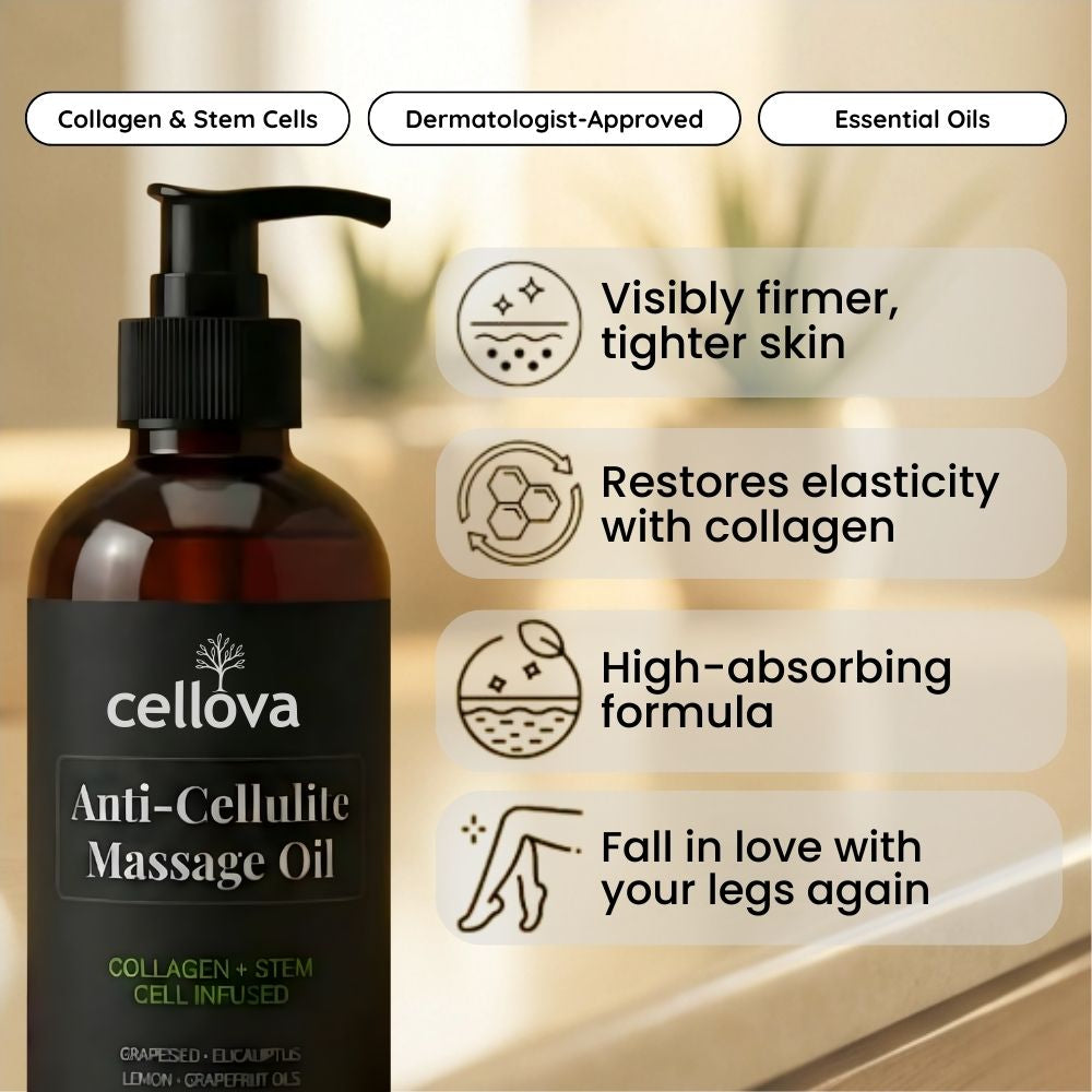 Cellova Anti-Cellulite Massage Oil